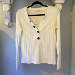 Cream sweater
